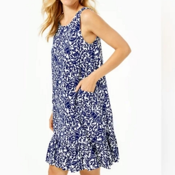 Lilly Pulitzer Kristen Flounce Dress - Picture 1 of 6